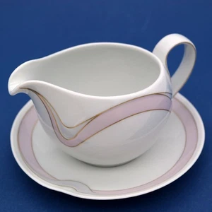 Kaiser Porzellan Domino Tampere Sauciere Sossenschüssel mit Teller 2-teilig - Bild 1 von 8