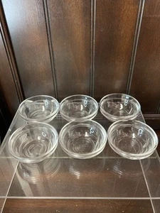 3 Lys Duralex & 3 MSE France Clear Stackable Spice Condiment Bowls 2 7/8D Lot/6 - Picture 1 of 18