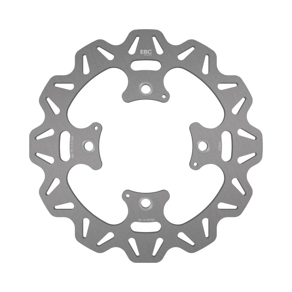 Rotor traseiro EBC Vee S/aço para rodas Triumph Speed Triple R ABS 5 raios 2012-13 - Imagem 1 de 1