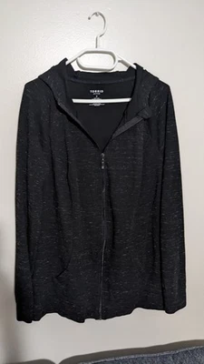 Chaqueta con capucha Torrid para mujer talla 2 sudadera con capucha cremallera completa manga larga Foto 1 de 4