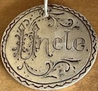 1800s Love Token Fancy Engraved Uncle Silver US Coin
