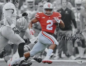 J.K. Dobbins Signed/Autographed 11x14 Photo Ohio State JSA 200806 - Picture 1 of 3