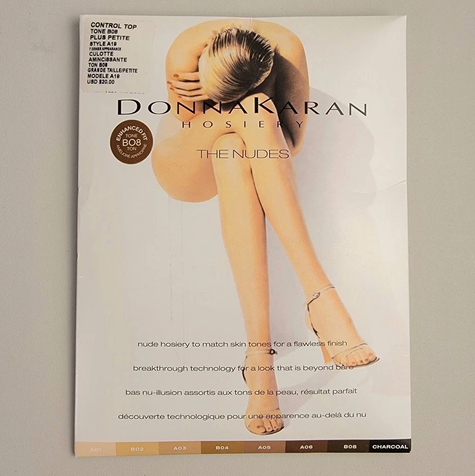 Top Donna Karan Medias The Nudes Control, Estilo A19, Tono B08, Talla Plus Petite Foto 1 de 1