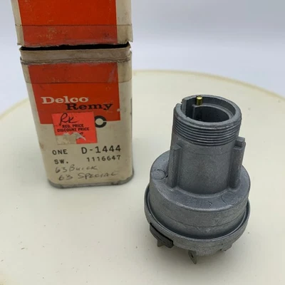 GM NOS D1444 Ignition Switch Delco Remy #1116647 1963 Buick and Special  - Image 1 of 4