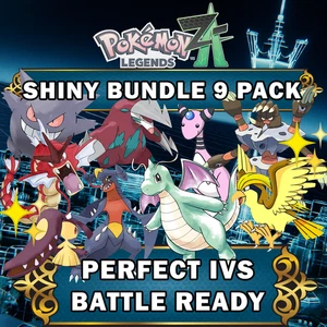 POKEMON LEGENDS ZA Z-A 6IV BRILLANTE MEGA PAQUETE EV ENTRENADO - Imagen 1 de 1