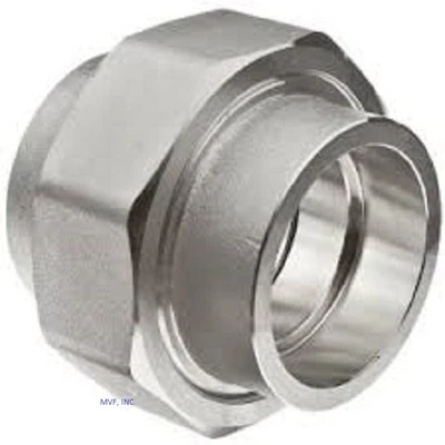 1-1/4" 3000# Socket-Weld MSS-SP-83 Unions A105 Forged Steel Fitting FS040722 - Image 1 of 3