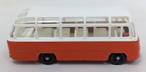 Vintage Lesney Matchbox Mercedes Coach Bus #68 Orange Diecast Toy England M24