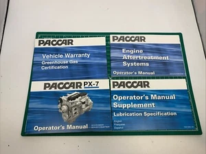 Paccar PX-7 Betriebsanleitung 2014 - 2015 Modelljahre 4 Bücher. M5 - Bild 1 von 3