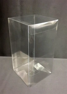  SET 10 PEZZI SCATOLA TRASPARENTE PVC 9x9x18 ASTUCCIO BOMBONIERA FAI DA TE - Foto 1 di 1