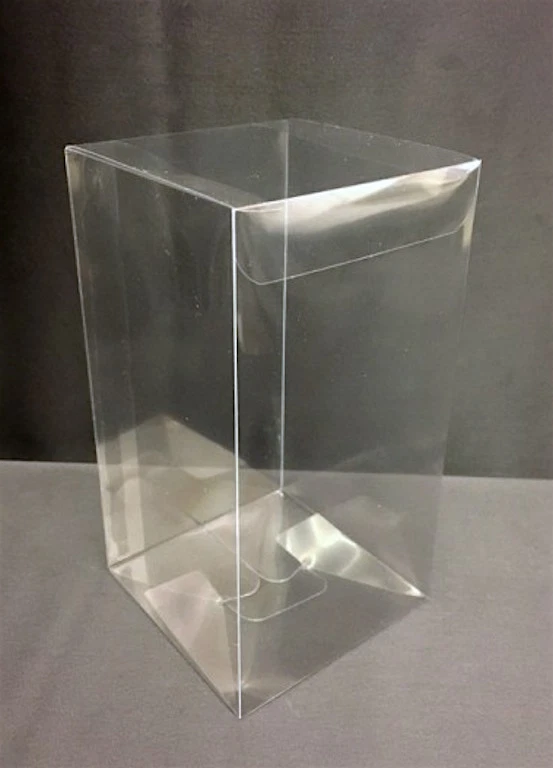  SET 10 PEZZI SCATOLA TRASPARENTE PVC 9x9x18 ASTUCCIO BOMBONIERA FAI DA TE - Immagine 1 di 1