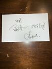 WANG JIANZHENG - BOXER - AUTOGRAPH SIGNED - INDEX CARD -AUTHENTIC -C1750