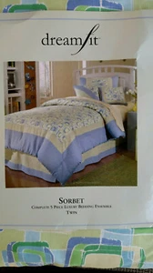 Brand New! DreamFit Twin Size Comforter Set - Sorbet - Picture 1 of 2