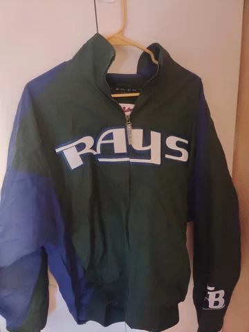 Tampa Bay Rays Majestic Jacket Size Medium Cover