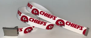 Kansas City Chiefs BELT Buckle Pro Football Fan Game Gear Team Apparel NFL Shop - Picture 1 of 2