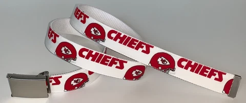 Kansas City Chiefs BELT Buckle Pro Football Fan Game Gear Team Apparel NFL Shop Cover