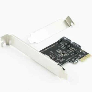 PCIE Pci-e to SATA 3.0 Internal 6Gbps 2-Port Expansion Controller Card Adapter - Bild 1 von 4