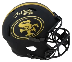 JERRY RICE AUTOGRAPHED SIGNED SAN FRAN 49ERS ECLIPSE F/S SPEED REP HELMET SS COA - Picture 1 of 1