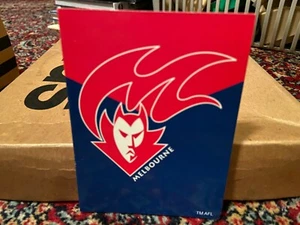 Mini Melbourne Demons AFL, VFL Greeting birthday Card - John Sands, no envelope. - Picture 1 of 2