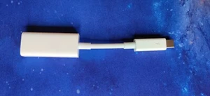 Apple A1433 Thunderbolt to Gigabit Ethernet Adapter - MD463LL/A - Picture 1 of 3