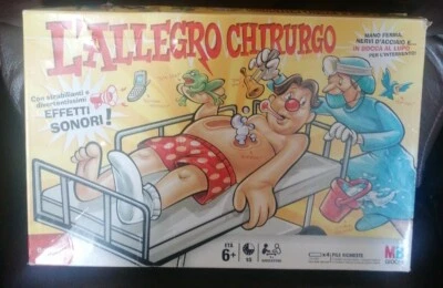 MB L'allegro Chirurgo Italian Version Of Operation Game 2008 (2 Pieces Missing) - Image 1 of 4