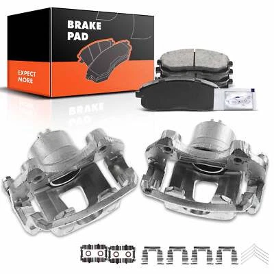 New Front Side Brake Caliper & Pads for Infiniti I30 Nissan Altima Maxima Sentra - Image 1 of 4
