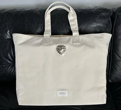 Dolce & Gabbana D&G Devotion Tote Shopper Travel Bag Cream Ivory ~ New/Unused - Image 1 of 4