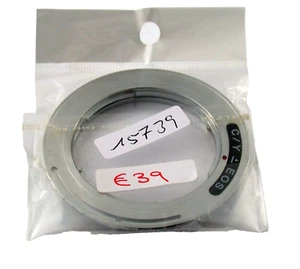 Adaptador Contax Y/C lente objetivo Canon EOS body carcasa latón new /20 - Imagen 1 de 3