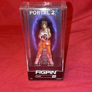 Portal 2 Chell Figpin #40 Nice Condition - Picture 1 of 5
