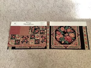 Victorian Chrysanthemum FABRIC PANEL Samples by Springs Industries QUILTING - Picture 1 of 4