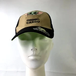 Star Wars Hats Youth Kids One Size Black Brown Yoda Precious Cargo Snapback - Picture 1 of 9