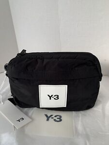 Y-3 Yohji Yamamoto Convertible Logo Patch Classic Sling Bag NWT