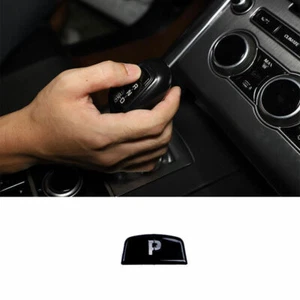 For Range Rover Sport 2014-2022 Black Steel Middle Console P Gear Button Sticker - Picture 1 of 11