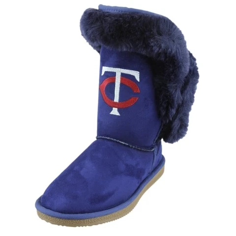 Cuce Shoes MLB Baseball Women's Minnesota Twins The Champions Boots - Blue Cover