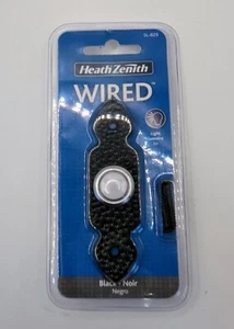 Heath Zenith Wired Push Button with Hammered Black Finish Plastic NEW SL-829-02 - Picture 1 of 2