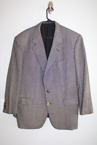 VINTAGE BRIONI 100% WOOL GOLD BUTTON SPORT COAT sz 44S suit jacket MADE in ITALY