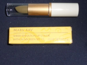 Mary Kay Sheer Sensation Lip Color Spf 15 Upbeat Beige with Sunscreen - Picture 1 of 2
