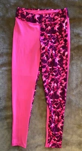 Reebok Athletic Leggings Girls Lg 12-14 Pink EUC - Picture 1 of 8