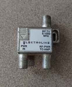 (10) EDA-ICF Electroline Power Inserters for House Amp Cable CATV Drop Booster - Picture 1 of 1