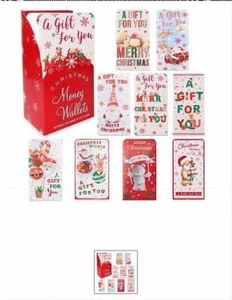 9 Cute Christmas Money Wallets with Envelopes - Assorted Designs - with Novelty - Picture 1 of 4