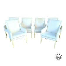 6 Linen Dining Chairs by DIRECTIONAL Furniture Co