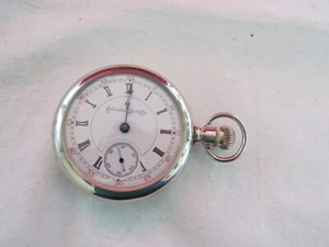 Antique 1892 Columbus RR Regulator 16j 18 Size Pocket Watch Roman Dial - Picture 1 of 7