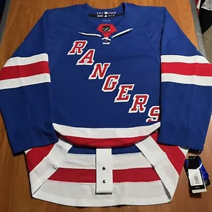 Adidas Authentic Climalite New York Rangers NHL Hockey Jersey Blue Home 50 - Picture 1 of 7
