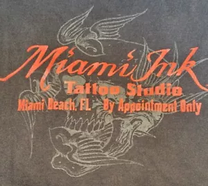 T-shirt inchiostro Y2K Miami adulto extra large tatuaggio drago Delta Pro peso - Foto 1 di 6