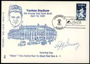 Lefty Gomez JSA Signed FDC 1983 First Day Cover Cache Babe Ruth Autograph - Picture 1 of 3