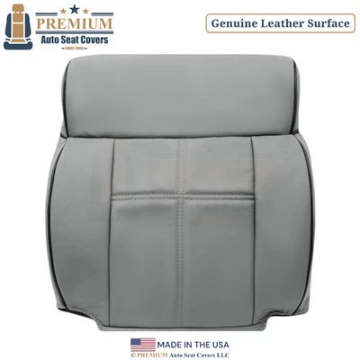 Cubierta de asiento superior del conductor de cuero genuino para Lincoln Mark LT 2006-2008 paloma mediana Foto 1 de 4