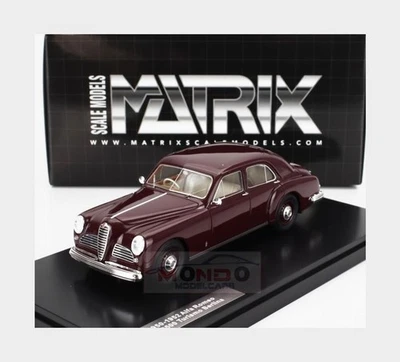 1:43 MATRIX Alfa Romeo 6C 2500 Turismo Berlina 1950 Brown MX40102-202 - Immagine 1 di 3