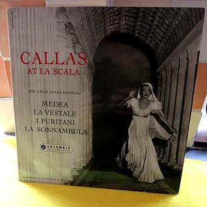 COLUMBIA B/G 33CX 1540 CALLAS AT LA SCALA  MEDEA LA VESTALE I PURITANI NM/VG+ - Bild 1 von 4