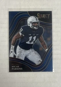 2022 Panini Select Draft Picks - Field Level Micah Parsons #176 Blue - Picture 1 of 2