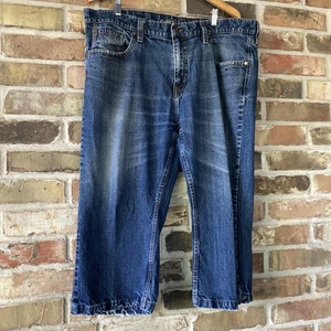 Pantalones Cortos Cody James Jean Para Hombre 42 X 21 Vaquero Pierna Recta Denim Azul - Imagen 1 de 3