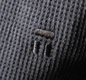 Tommy John Loungewear Gray Hoodie Waffle Stretch (M) NEW! 😎 - Picture 1 of 14